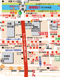 거리 걷기에 편리 미나미의 지도 추천 코스