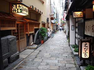 Hozenji Yokocho Street